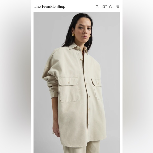 The Frankie Shop Dallas Denim Overshirt - Picture 6 of 9